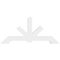 Ekena Millwork Vanguard Architectural Grade PVC Gable Bracket, 84"W x 38 1/2"H x 6"D x 6"F, 11/12 Pitch GBP084X39X0606VAN00 - alternate 2